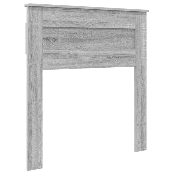 Bettrahmen 90x200 Graues Sonoma Kiefernholz