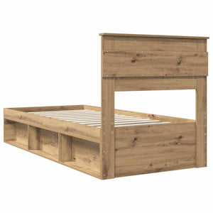 Bettrahmen Eiche 90x200 cm Kiefernholz