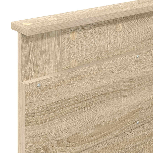 Bettrahmen Sonoma-Eiche 75x190 cm Kiefernholz