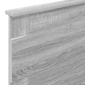 Bettrahmen 75x190 Graues Sonoma Kiefernholz