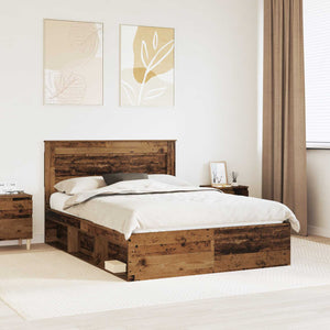 Bettrahmen Altholz 160x200 cm Kiefer Massiv