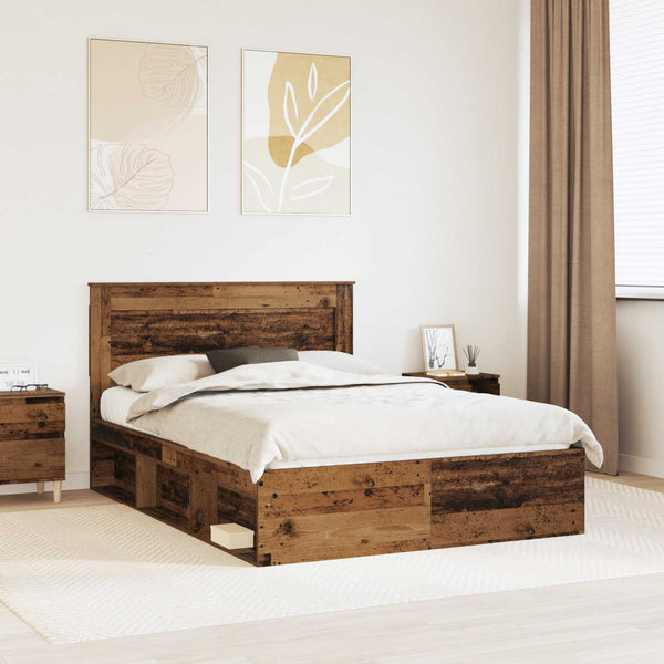Bettrahmen Altholz 160x200 cm Kiefer Massiv