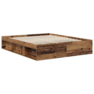 Bettrahmen Altholz 160x200 cm Kiefer Massiv