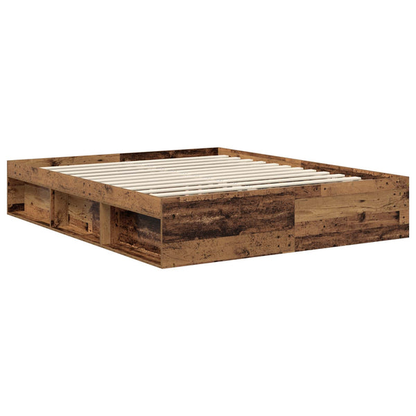 Bettrahmen Altholz 160x200 cm Kiefer Massiv