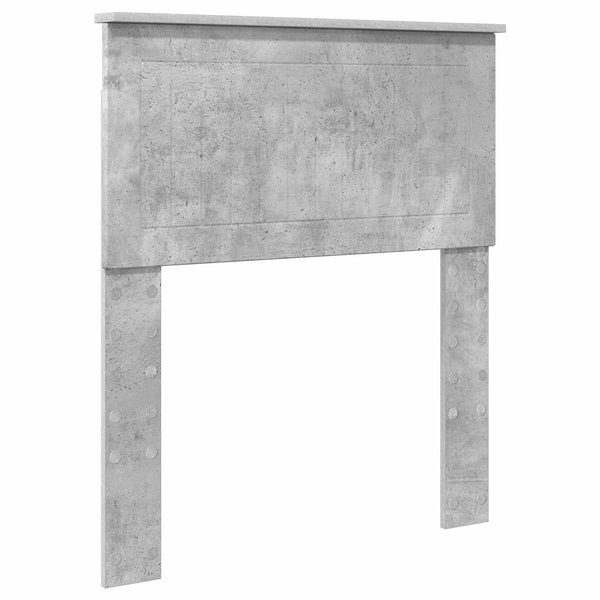 Bettrahmen 70x190 cm Beton Grau/Silber