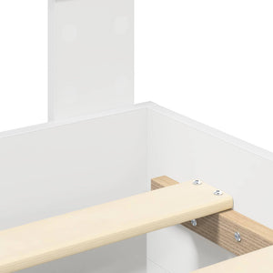 Bettrahmen Weiß mit Schubladen 160x200
