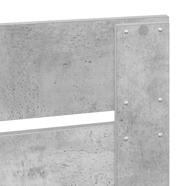 Bettrahmen mit Schubladen 140x200 Beton Grau