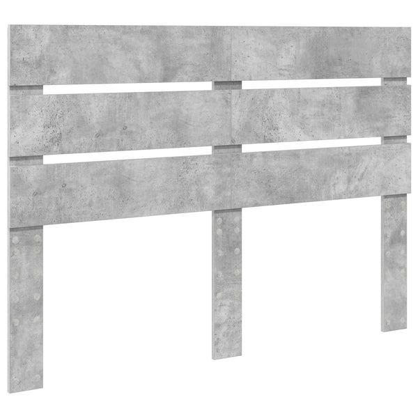 Bettrahmen 140x190 cm mit Schubladen Beton Grau
