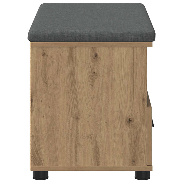 Flurbank Artisan Eiche mit Kissen & Regal