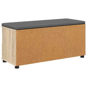Flurbank Sonoma Eiche mit Kissen & Regal