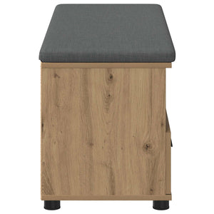 Flurbank Artisan Eiche mit Kissen & Regal