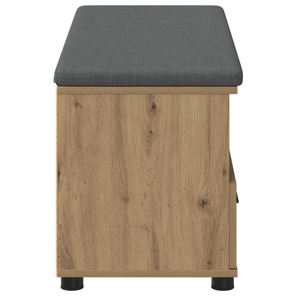 Flurbank Artisan Eiche mit Kissen & Regal