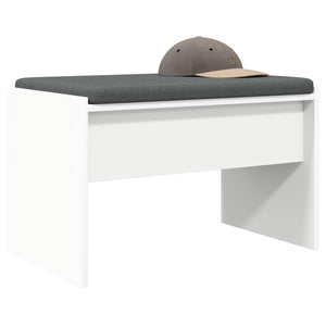Flurbank Weiß mit Kissen 63 cm