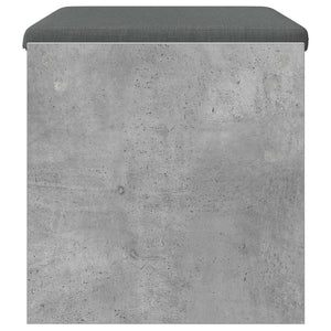 Flurbank Beton Grau mit Kissen 63 cm