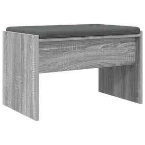 Flurbank Grau Sonoma mit Kissen 63 cm