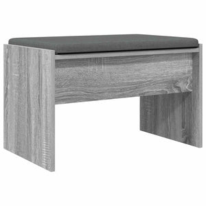 Flurbank Grau Sonoma mit Kissen 63 cm