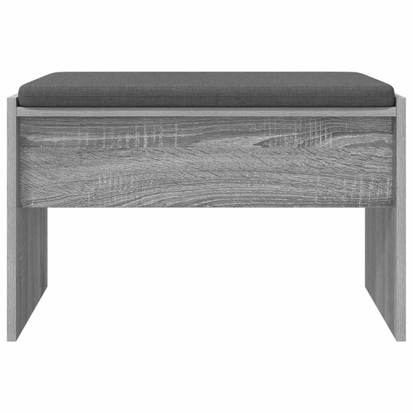 Flurbank Grau Sonoma mit Kissen 63 cm