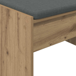 Flurbank mit Kissen in Artisan-Eiche