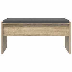 vidaXL Banc d'entrée avec coussin Chêne Sonoma 83 x 38 x 40 cm
