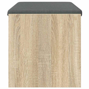 vidaXL Banc d'entrée avec coussin Chêne Sonoma 83 x 38 x 40 cm