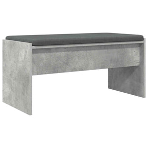 Flurbank Beton Grau mit Kissen 83 cm