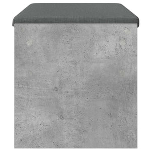 Flurbank Beton Grau mit Kissen 83 cm