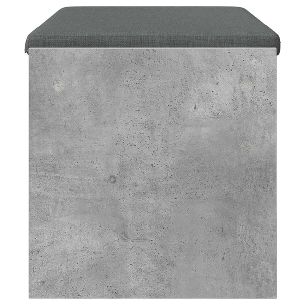 Flurbank Beton Grau mit Kissen 83 cm