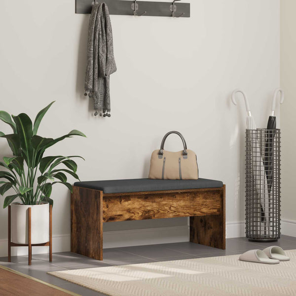 Flurbank Geräucherte Eiche mit Kissen 83 cm