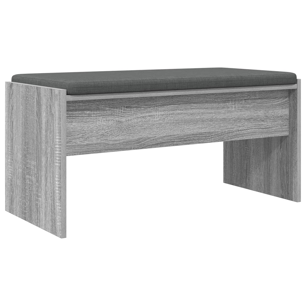 Flurbank Grau Sonoma mit Kissen 83 cm