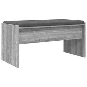 Flurbank Grau Sonoma mit Kissen 83 cm