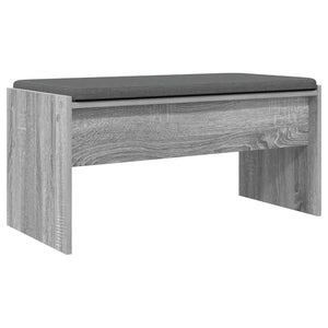 Flurbank Grau Sonoma mit Kissen 83 cm