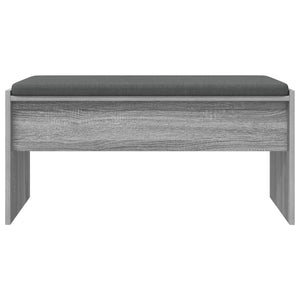 Flurbank Grau Sonoma mit Kissen 83 cm