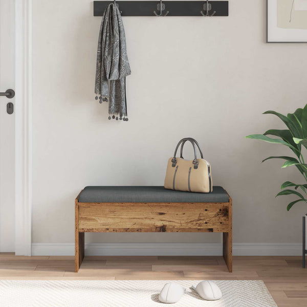 Flurbank Altholz mit Kissen 83cm