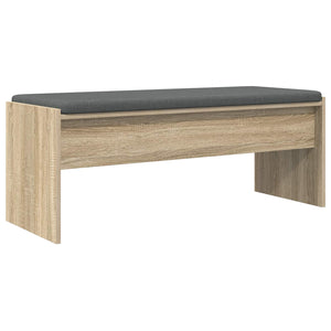 Banc de couloir vidaXL avec coussin chêne Sonoma 103 x 38 x 40 cm