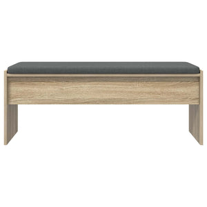 Banc de couloir vidaXL avec coussin chêne Sonoma 103 x 38 x 40 cm
