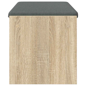 Banc de couloir vidaXL avec coussin chêne Sonoma 103 x 38 x 40 cm