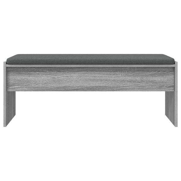 Flurbank Grau Sonoma mit Kissen 103 cm