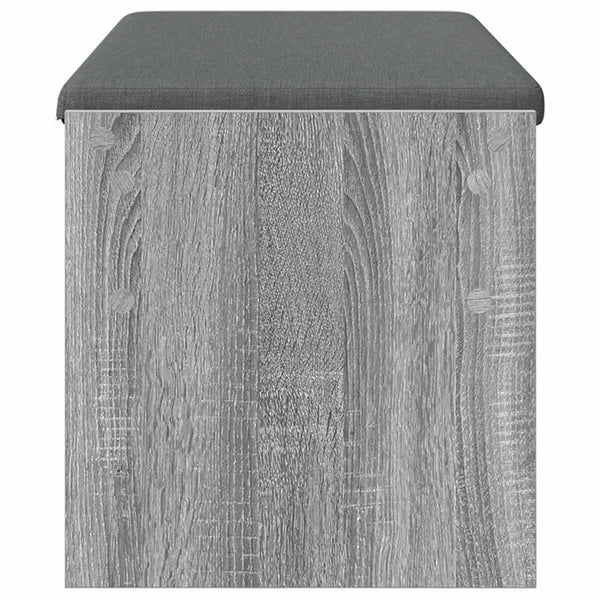 Flurbank Grau Sonoma mit Kissen 103 cm