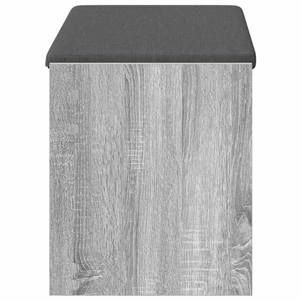Flurbank Grau Sonoma mit Kissen & Regal