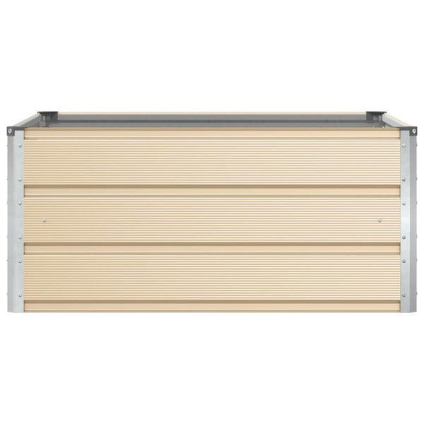 Elfenbein Stahl Pflanzkübel 100x100x45cm