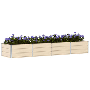 Pflanzkübel Elfenbein 320cm Stahl