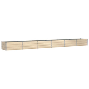 Elfenbein Pflanzkübel 600x80x45cm Stahl