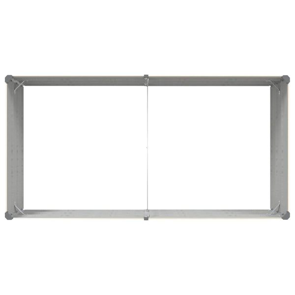 Elfenbein Pflanzkübel 195 cm Verzinkter Stahl