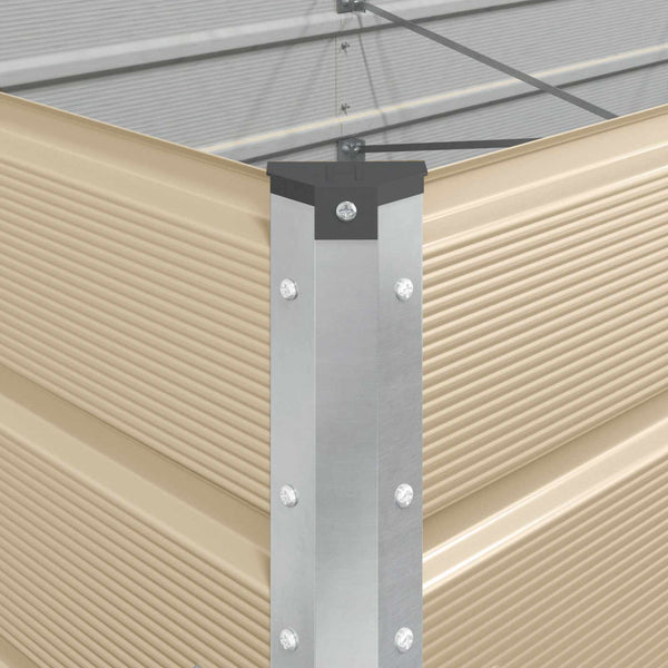 Elfenbein Pflanzkübel 195 cm Verzinkt
