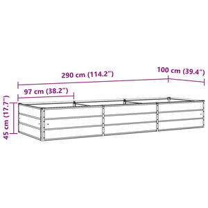 Elfenbein Pflanzkübel 290cm Verzinkt