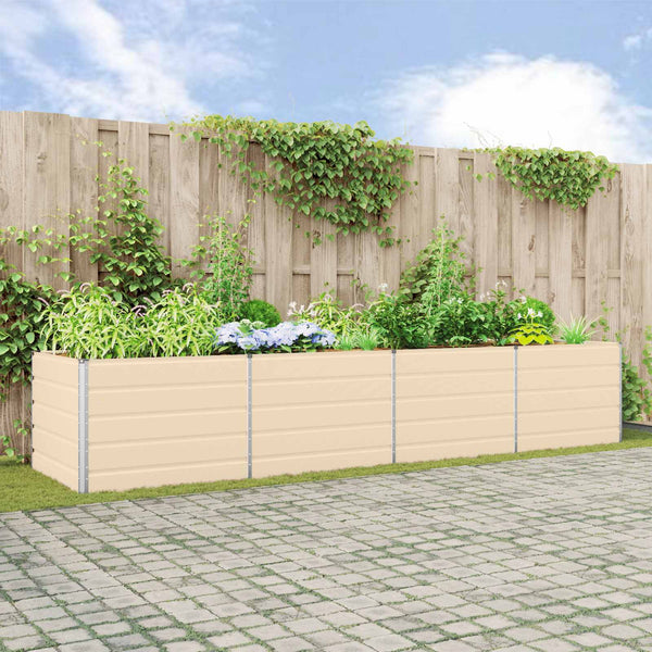 Elfenbein Pflanzkübel 385 cm Verzinkt