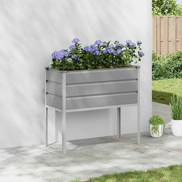 Hochbeet Hellgrau 100x45x90cm