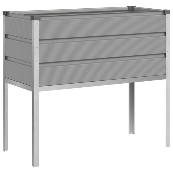 Hochbeet Hellgrau 100x45x90cm