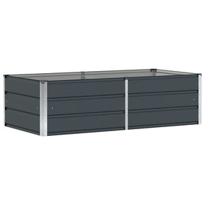 Anthrazit Pflanzkübel Stahl 160x80x45cm