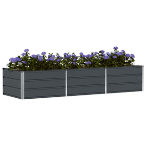 Anthrazit Pflanzkübel 240cm Stahl
